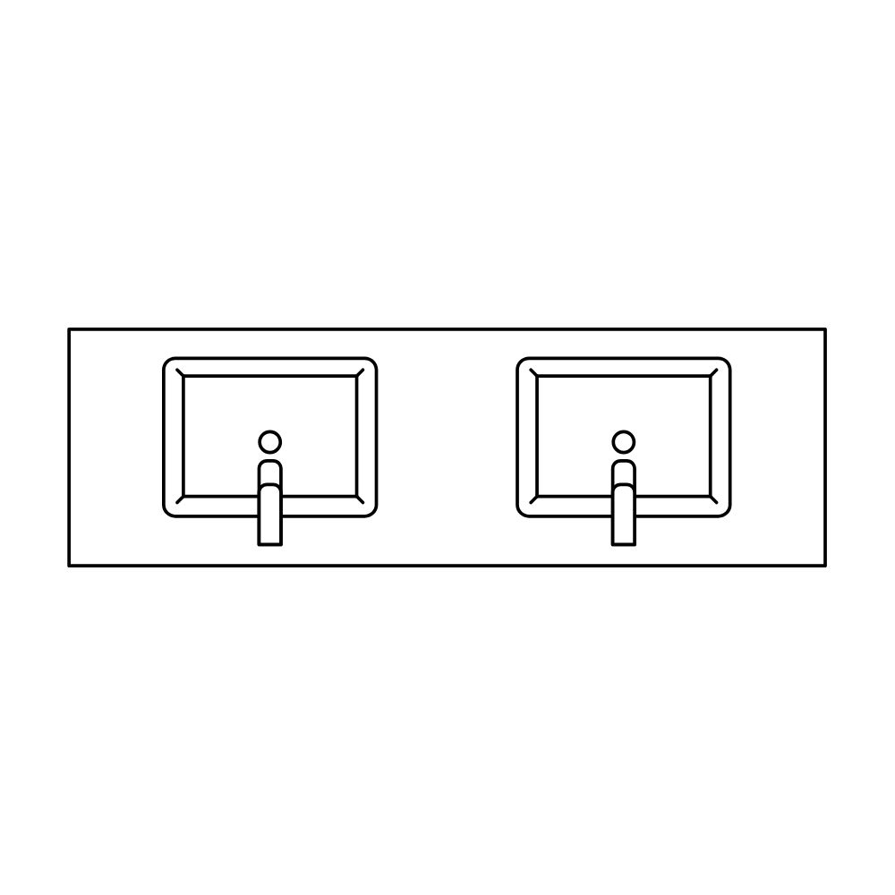 Doppelwaschbecken